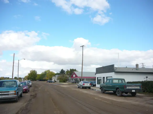 First Street looking north, with the Osler General Store
